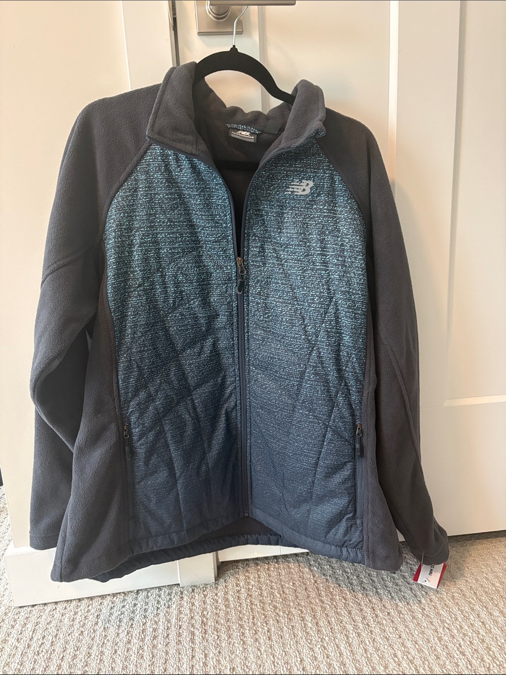 NWT New Balance Quilted Front Fleece Jacket - Size 1X
